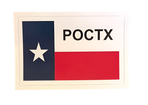 POCTX Flag Sticker - Small