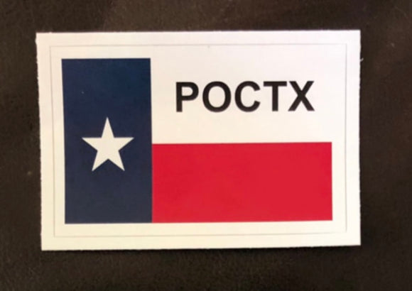 POCTX Flag Sticker - Small